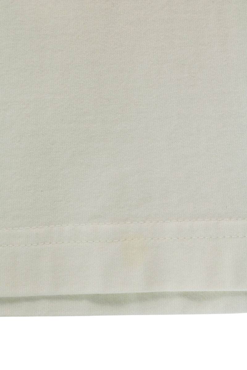 LOUISVUITTON Graffiti Print Cotton T-Shirt White Size S