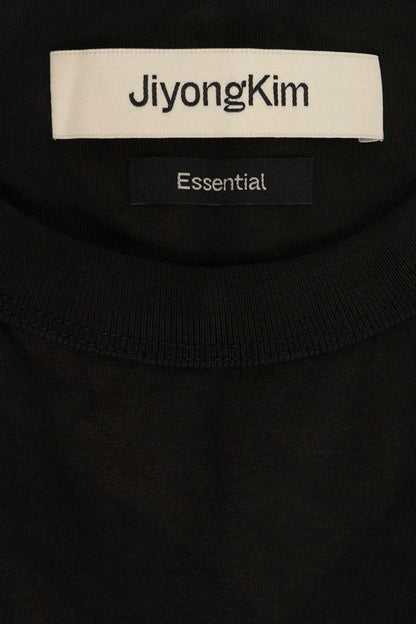 JiyongKim Sun-Bleached Cotton T-Shirt Black Size L