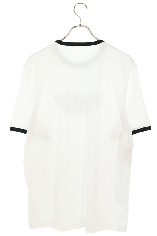 MARNI Flock Print Cotton T-Shirt White Size 50