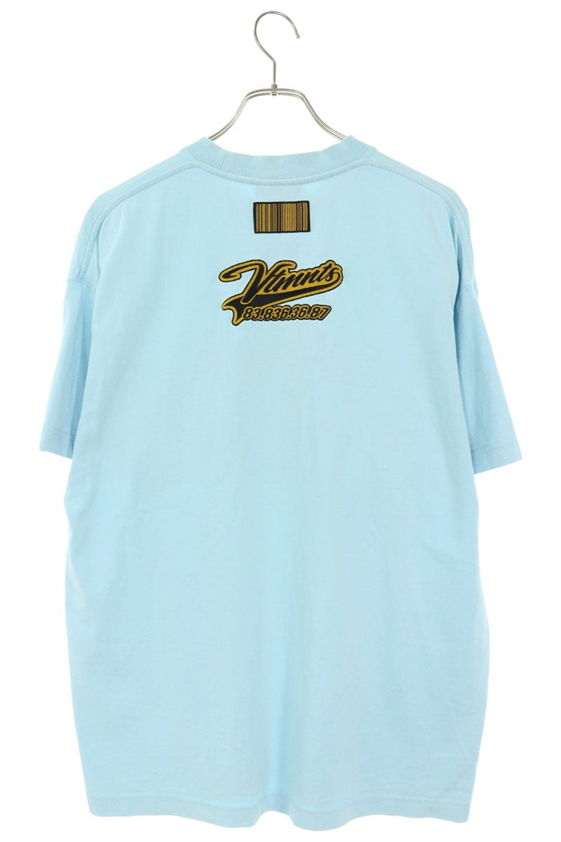 VTMNTS Logo Embroidery T-Shirt Light Blue Size S