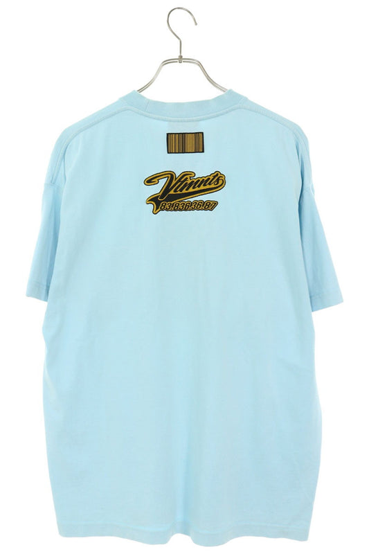 VTMNTS Logo Embroidery T-Shirt Light Blue Size S