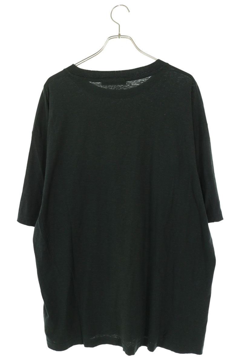 ACNE STUDIOS Logo Print Vintage Wash T-Shirt Black Size XL