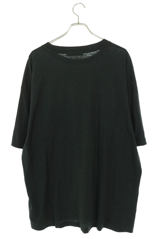 ACNE STUDIOS Logo Print Vintage Wash T-Shirt Black Size XL