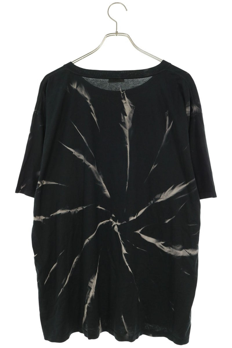 CELINE Tie-Dye Loose Fit T-Shirt Black Size XXL