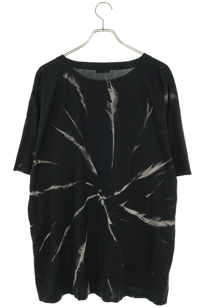 CELINE Tie-Dye Loose Fit T-Shirt Black Size XXL