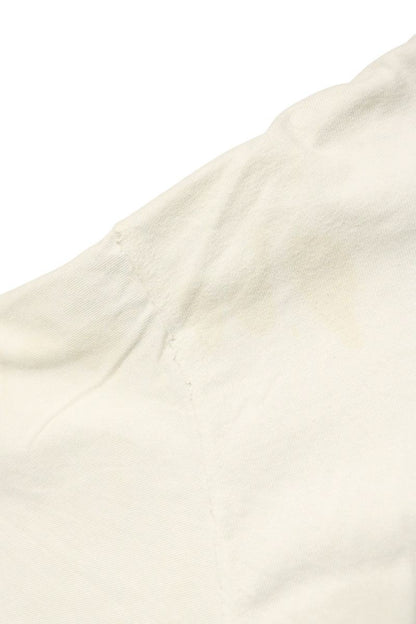 BALENCIAGA Liquified Logo Distressed T-Shirt White Size 1