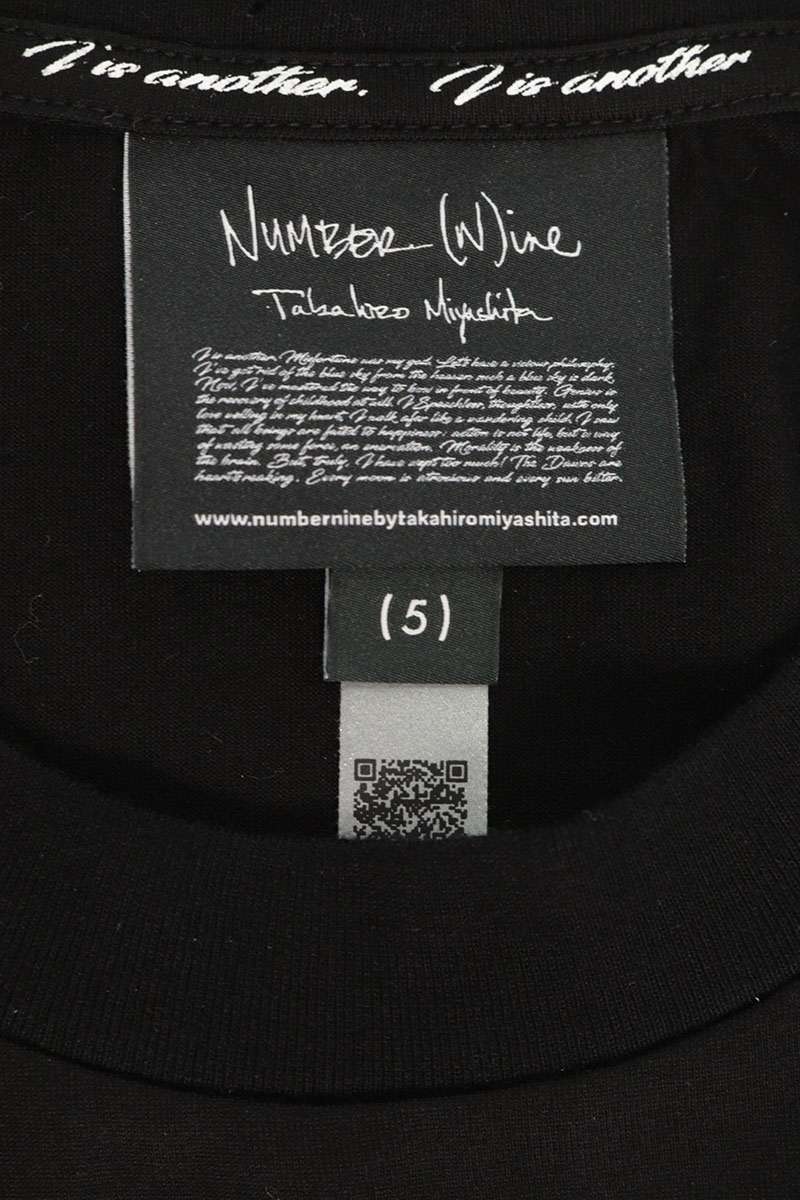 NUMBER(N)INE New Order Photo Print T-Shirt Black Size 5