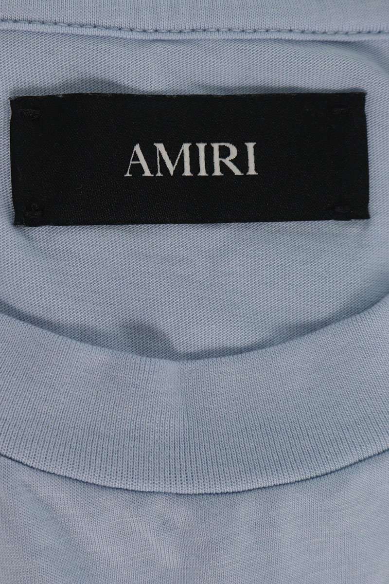 AMIRI Script T-Shirt Light Blue Size L