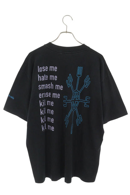 VINTAGE NINE INCH NAILS ERASER Graphic T-Shirt Black Size XL