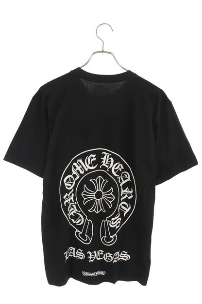 Chrome Hearts Las Vegas Horseshoe Print T-Shirt Black Size M