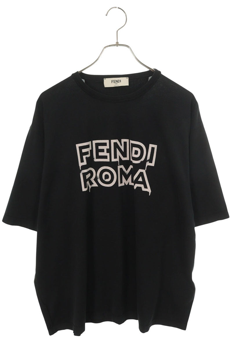 FENDI AMGU Roma Print T-Shirt Size S