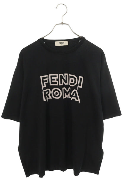 FENDI AMGU Roma Print T-Shirt Size S