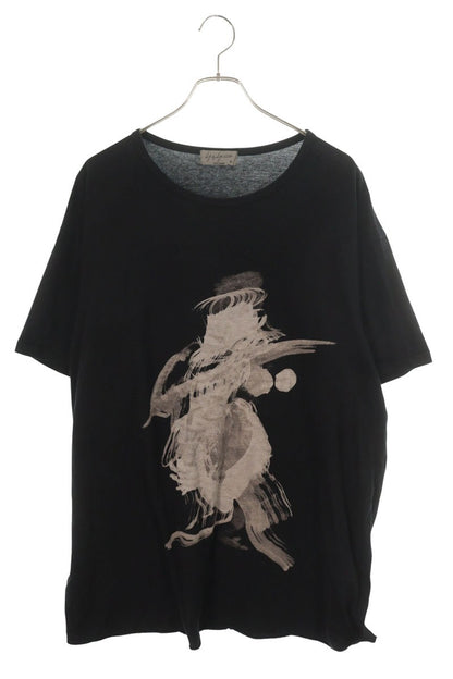 YOHJI YAMAMOTO POUR HOMME Graphic Print T-Shirt Size 3