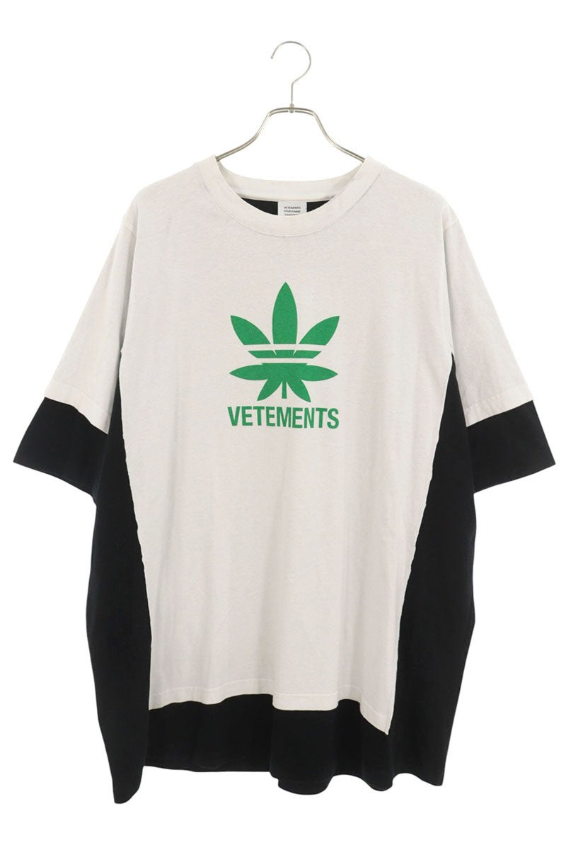 VETEMENTS Paneled Marijuana T-Shirt Size XS