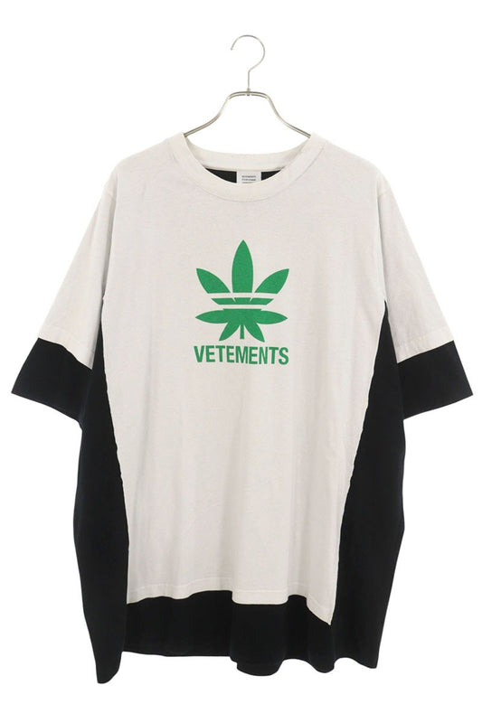 VETEMENTS Paneled Marijuana T-Shirt Size XS