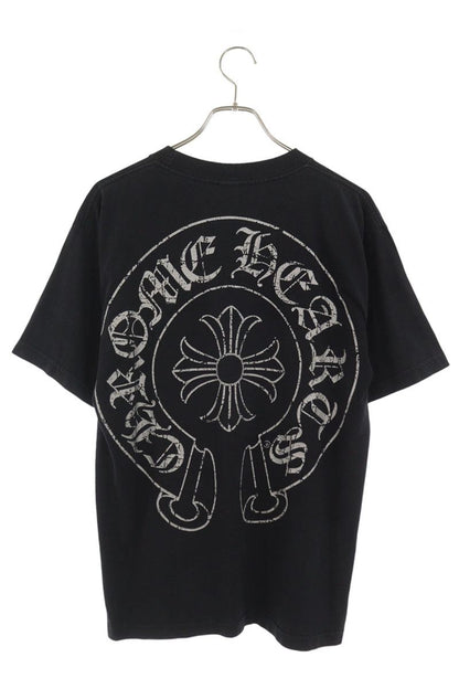 Chrome Hearts T-SHRT OLD Back Horseshoe T-Shirt Black Size M