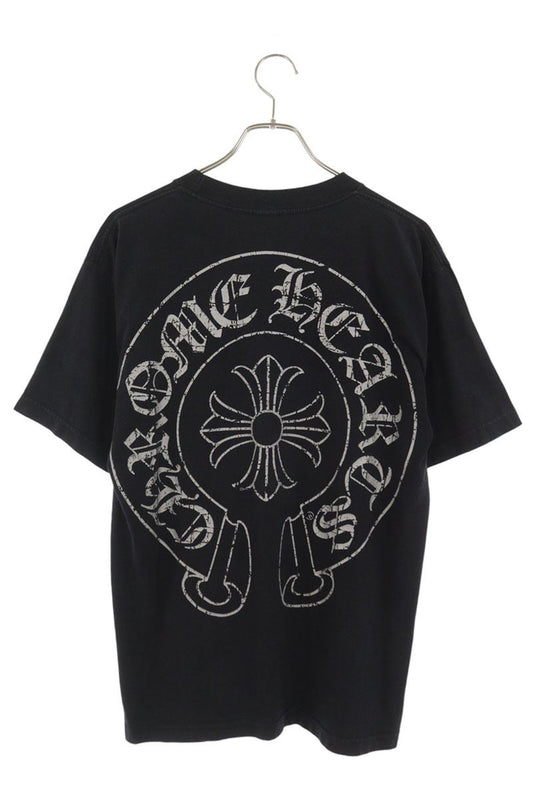 Chrome Hearts T-SHRT OLD Back Horseshoe T-Shirt Black Size M