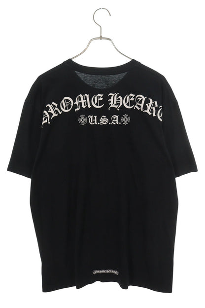 Chrome Hearts Back Logo Print T-Shirt Black Size XL