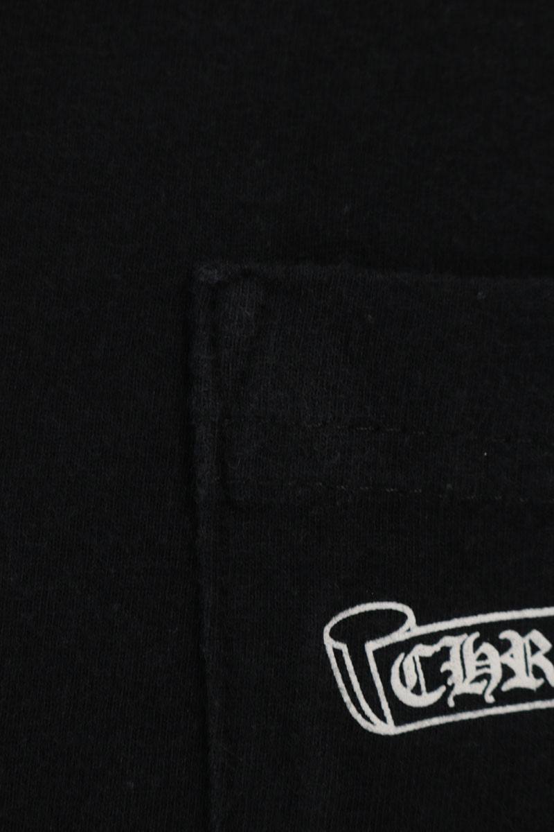 Chrome Hearts Back Logo Print T-Shirt Black Size XL