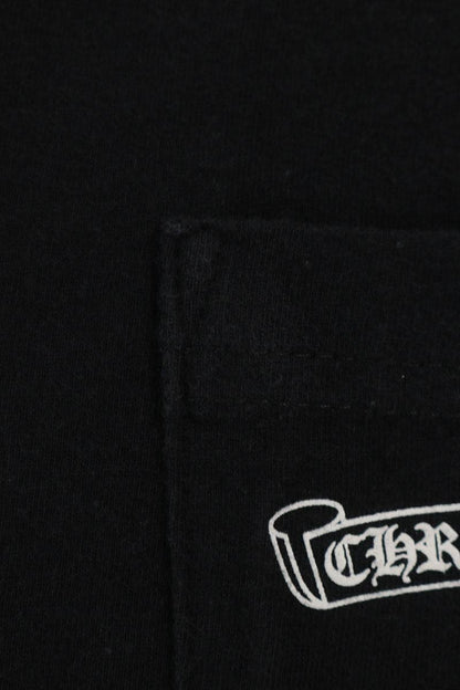 Chrome Hearts Back Logo Print T-Shirt Black Size XL