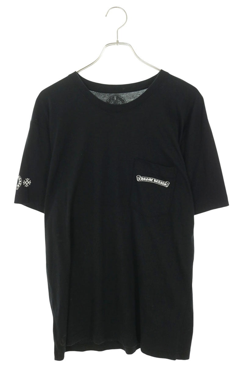 Chrome Hearts DAGGER EYE CHART Back T-Shirt Black Size L