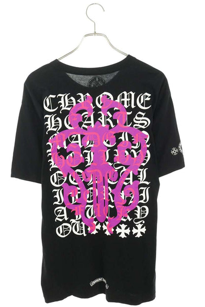 Chrome Hearts DAGGER EYE CHART Back T-Shirt Black Size L