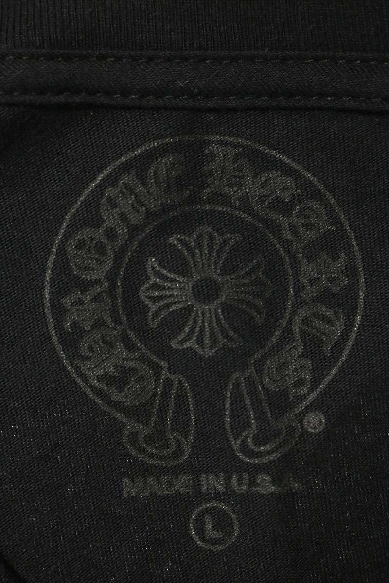 Chrome Hearts DAGGER EYE CHART Back T-Shirt Black Size L
