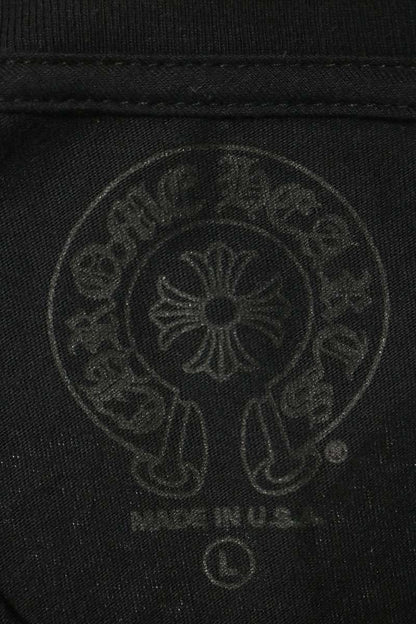 Chrome Hearts DAGGER EYE CHART Back T-Shirt Black Size L