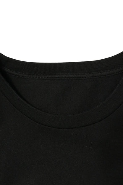 DOLCE & GABBANA Floral Print T-Shirt Black
