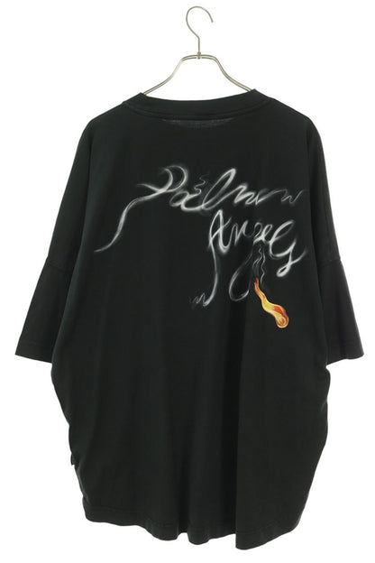 Palm Angels Back Print T-Shirt Black Size XL