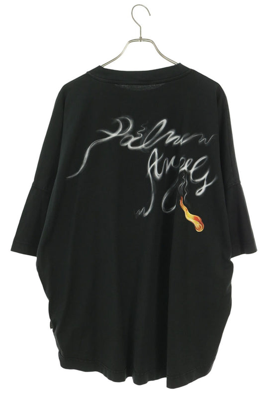 Palm Angels Back Print T-Shirt Black Size XL