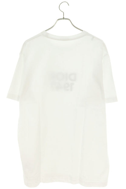 DIOR Logo Embroidery T-Shirt White Size L