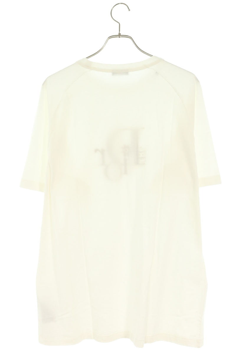 DIOR ERL Logo Embroidery T-Shirt White Size M
