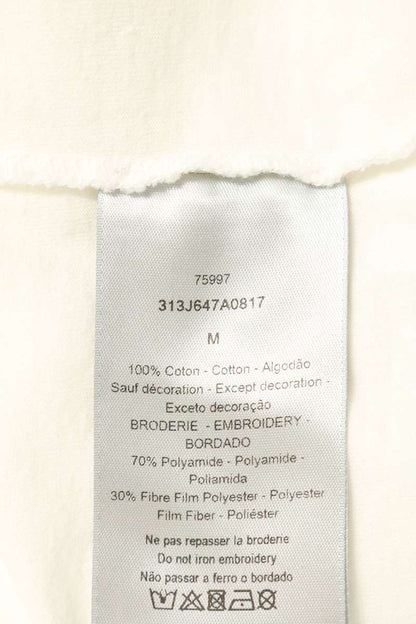 DIOR ERL Logo Embroidery T-Shirt White Size M