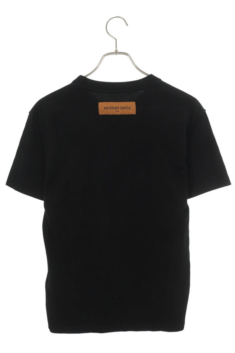 LOUISVUITTON Cartoon Logo T-Shirt Black Size XS