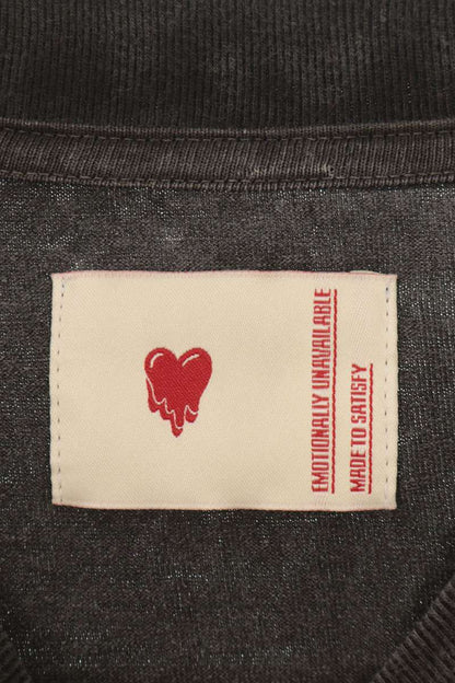 A BATHING APE Logo Print T-Shirt Gray Size XL
