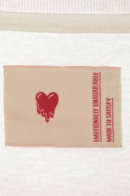 A BATHING APE Logo Print T-Shirt White Size XL