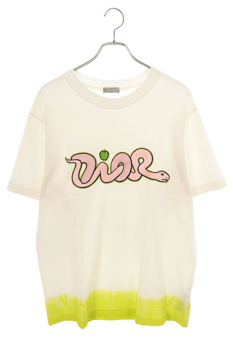 DIOR x KAWS Logo Embroidered T-Shirt Multi Size L