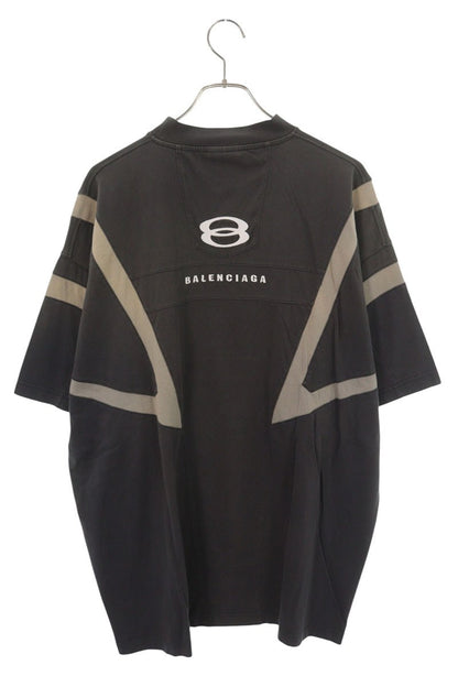 BALENCIAGA Unity Sport Icon Biker T-Shirt Black Size 3
