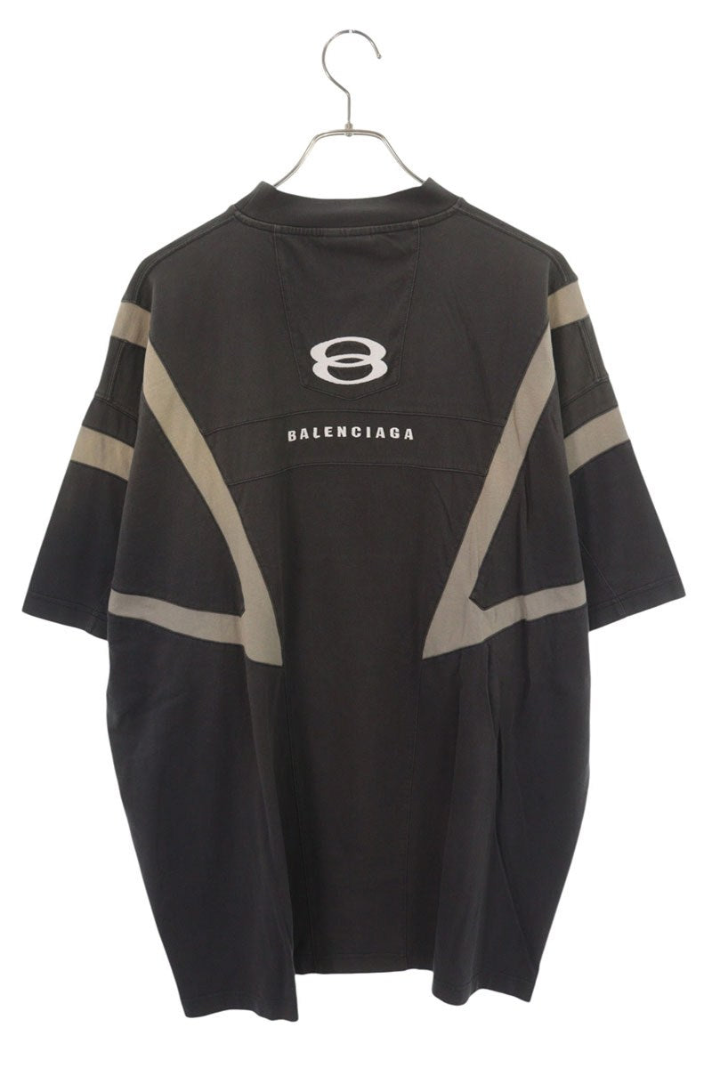 BALENCIAGA Unity Sport Icon Biker T-Shirt Black Size 3