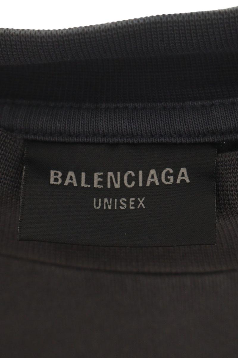 BALENCIAGA Unity Sport Icon Biker T-Shirt Black Size 3