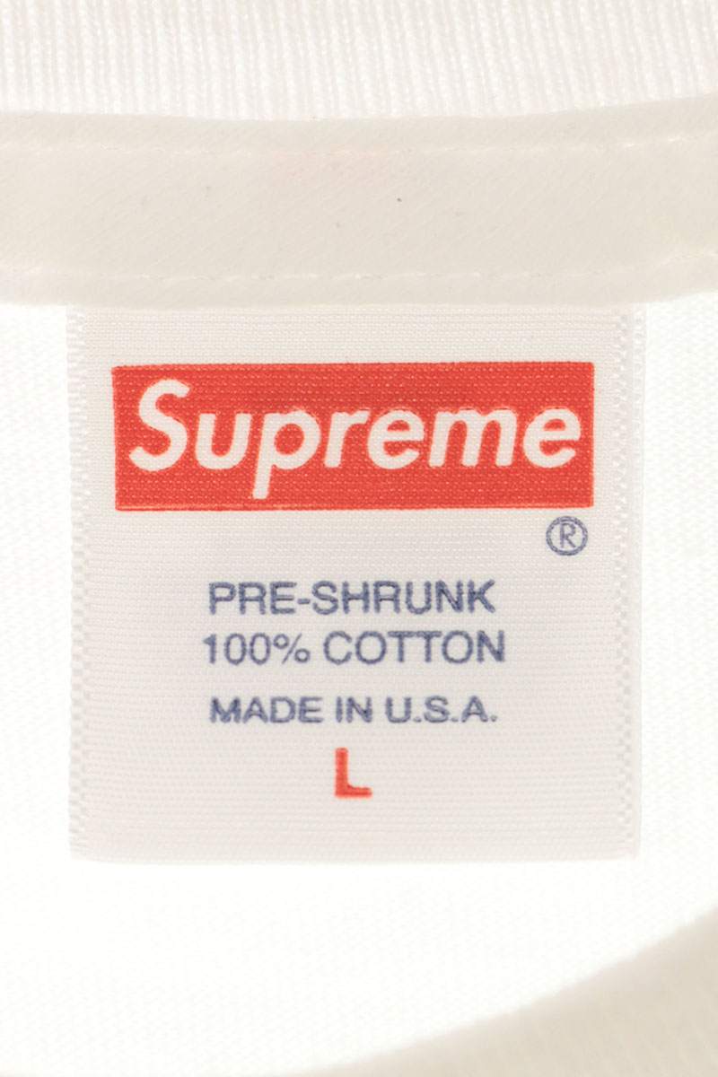 SUPREME 21AW America Eats Its Young T-Shirt White Size L