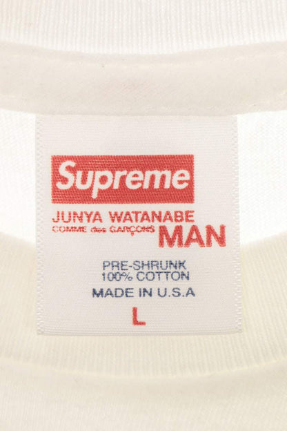 SUPREME 21AW x CDG JUNYA WATANABE Nature Tee White Size L
