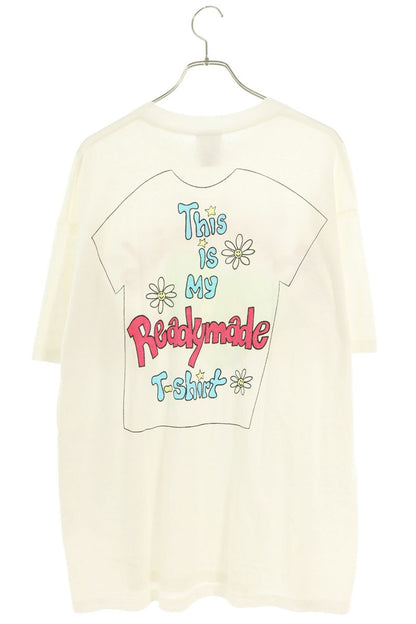 READYMADE Heart Logo Cotton T-Shirt White Size XL