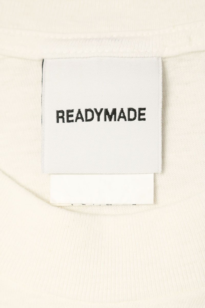 READYMADE Heart Logo Cotton T-Shirt White Size XL