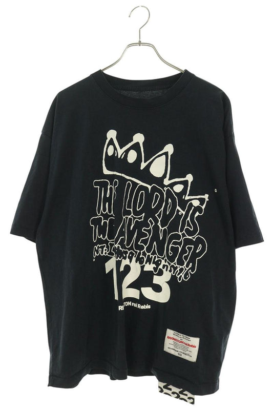 RIVINGTON roi Rebis Crown Print T-Shirt Multi Size M