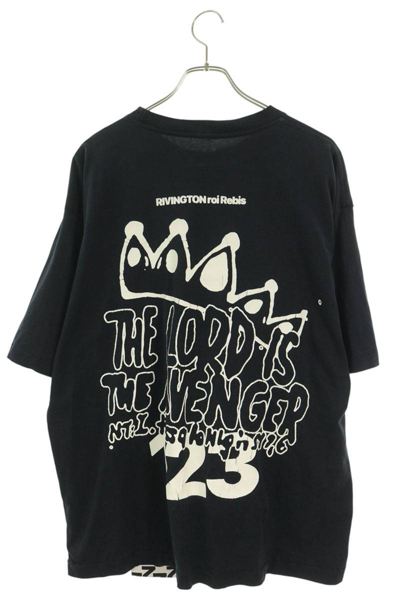 RIVINGTON roi Rebis Crown Print T-Shirt Multi Size M
