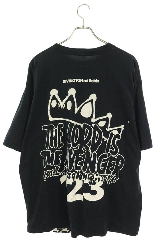 RIVINGTON roi Rebis Crown Print T-Shirt Multi Size M