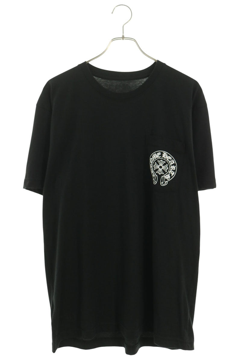 Chrome Hearts Las Vegas Horseshoe Print T-Shirt Black Size L