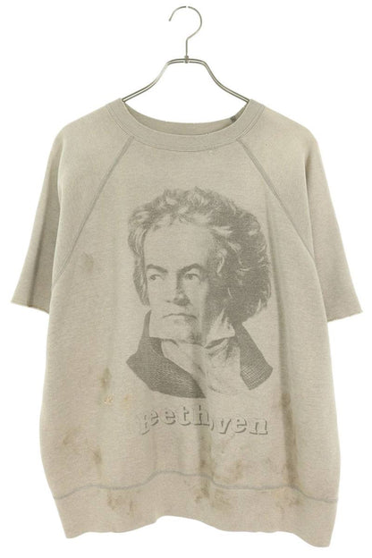 SAINT MICHAEL 26SS Vintage Beethoven T-Shirt Gray Size XL